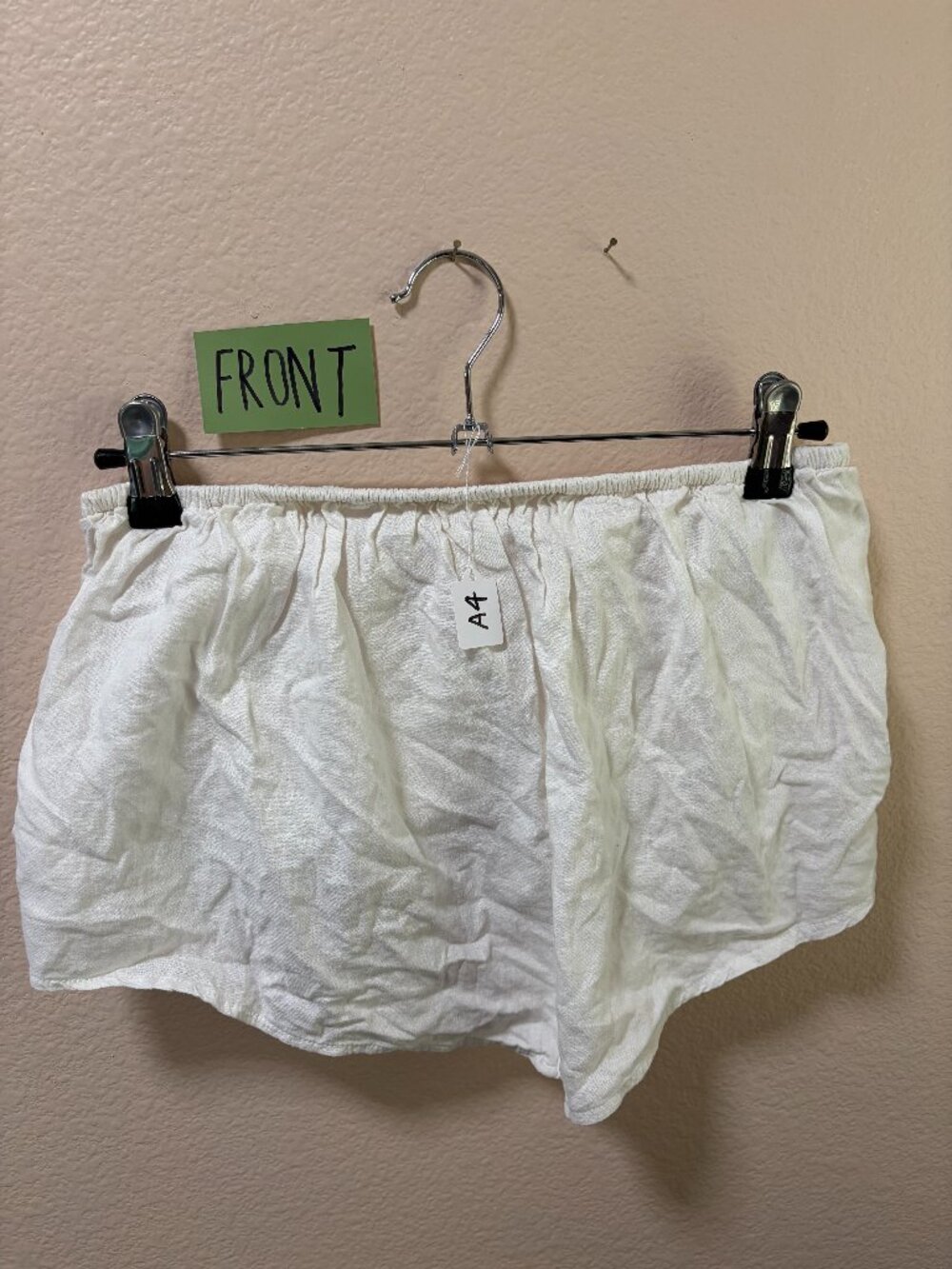 [AERIE] White Bandeau Top - Large